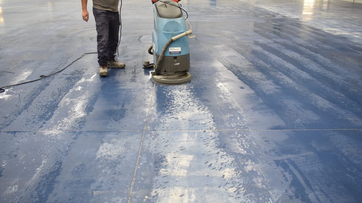 Pavimento industrial decorativo